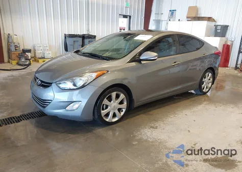 2013 Hyundai Elantra Limited из США, поврежденный, VIN 5NPDH4AE6DH442382